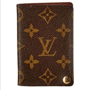 Authentic Louis Vuitton Pression Card Case Holder
